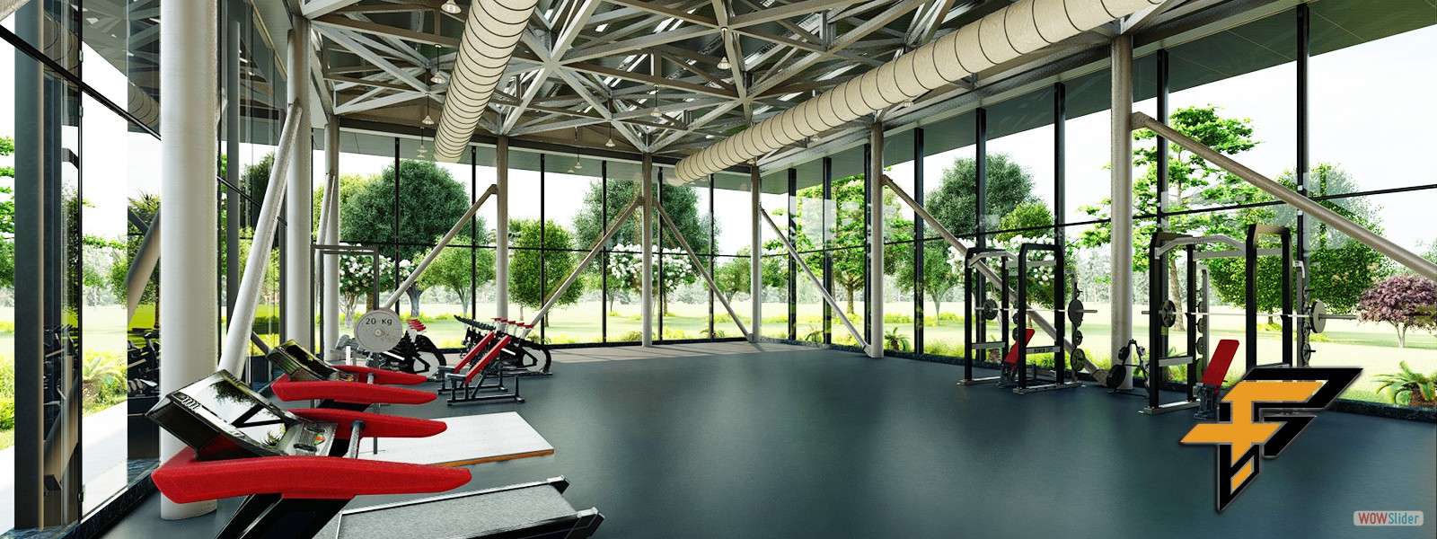 3D Conceptual Design for Private Gym